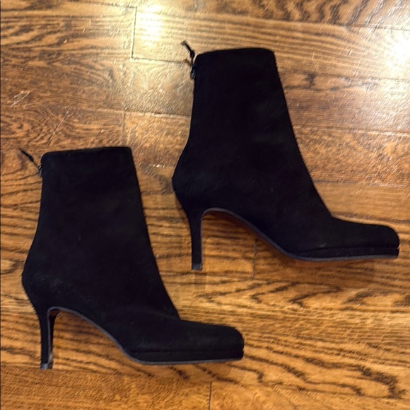 New Stuart Weitzman Elegant Black Women's Ankle Boots 6 - Picture 1 of 4